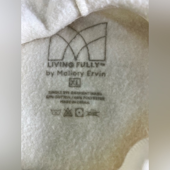 Mallory Ervin and Living Fully Co USA is Bae Hooded Sweatshirt Size XL - Picture 4 of 10